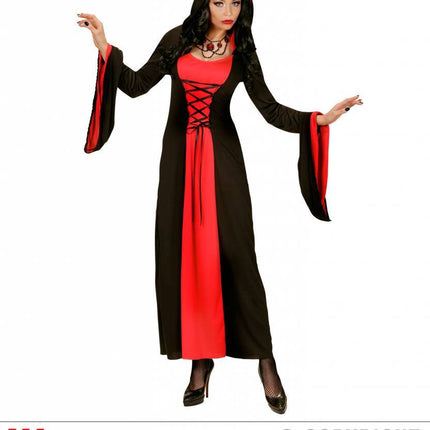 Feestbazaar Gothic Lady jurk Halloween