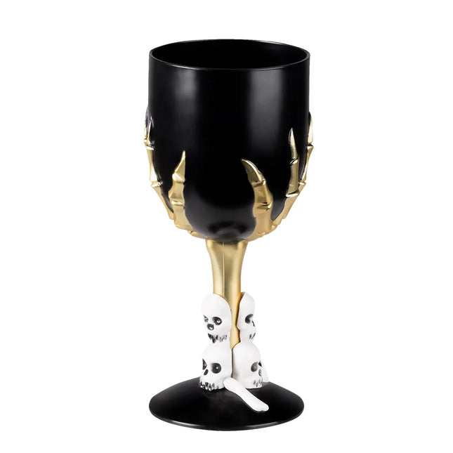 Feestbazaar Gothic Wijnglas zwart