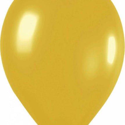 Feestbazaar Gouden Ballonnen 30cm 100 Stuks