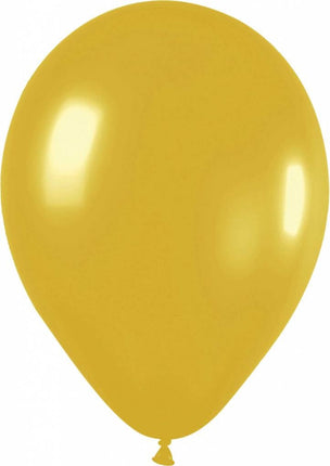 Feestbazaar Gouden Ballonnen 30cm 100 Stuks