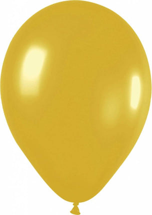 Feestbazaar Gouden Ballonnen 30cm 10st