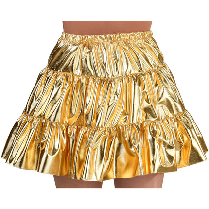 Feestbazaar Gouden folie rok