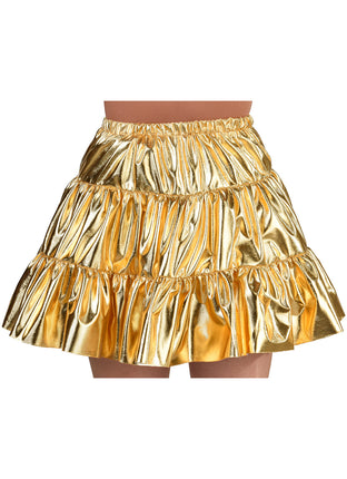 Feestbazaar Gouden folie rok