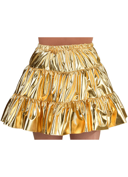 Feestbazaar Gouden folie rok