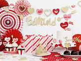 Feestbazaar Gouden Glitter Letterslinger Be Mine!