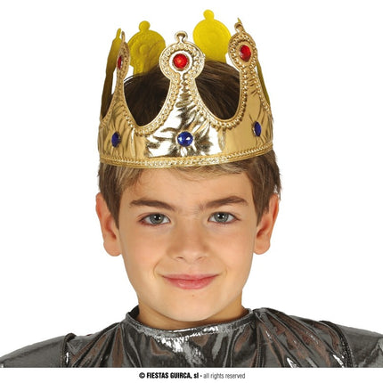 Feestbazaar Gouden Kinderkroon Koning