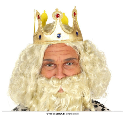 Feestbazaar Gouden Koningskroon volwassen