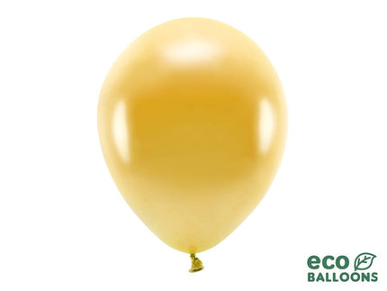 Feestbazaar Gouden metallic ballonnen Premium Organic (100st)
