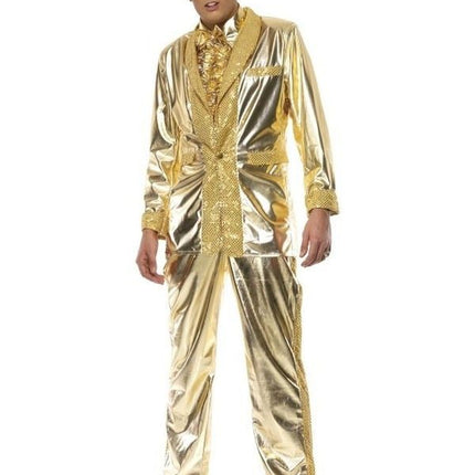 Feestbazaar Gouden Pak Elvis