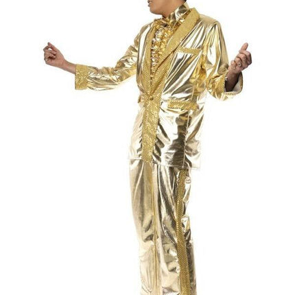 Feestbazaar Gouden Pak Elvis