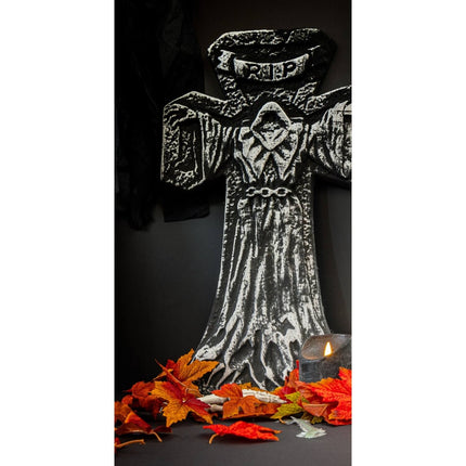 Feestbazaar Grafsteen Kruis Halloween (33x57cm)