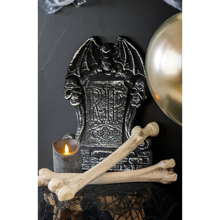 Feestbazaar Grafsteen "RIP" Halloween (25x36cm)