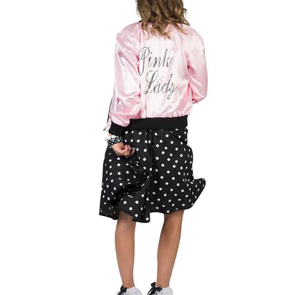 Feestbazaar Grease Jaren 50 jasje pink