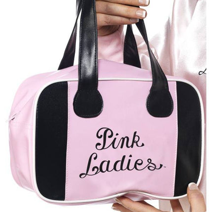 Feestbazaar Grease pink lady tasje