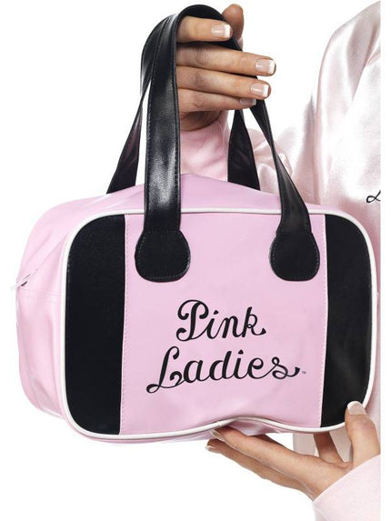 Feestbazaar Grease pink lady tasje