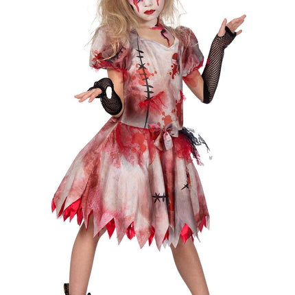 Feestbazaar Griezelige Jurk Bloody Bella Meisjes