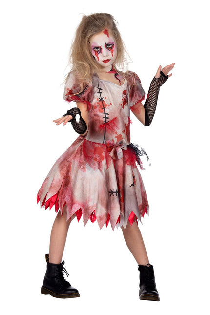 Feestbazaar Griezelige Jurk Bloody Bella Meisjes