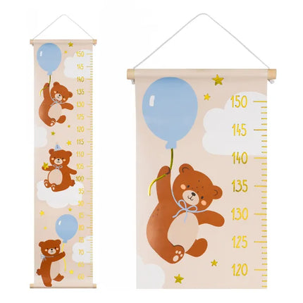 Feestbazaar Groei Meetlat Muur Teddybeer (24x100cm)
