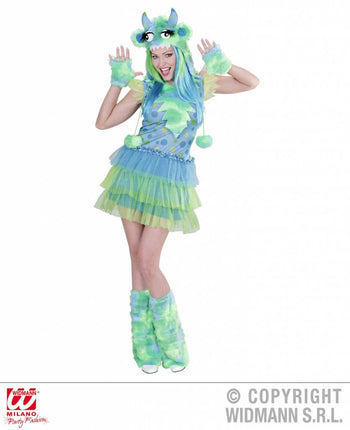 Feestbazaar Groen Monster pakje dames