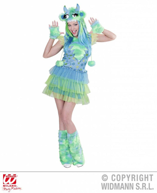 Feestbazaar Groen Monster pakje dames