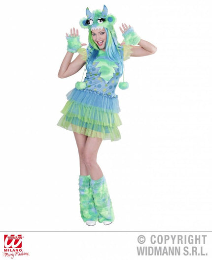Feestbazaar Groen Monster pakje dames