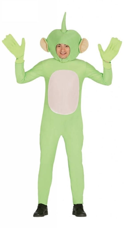 Feestbazaar Groene alien kostuum