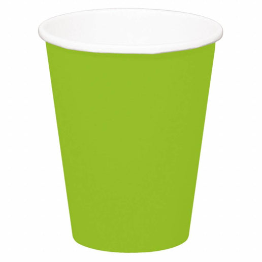Feestbazaar Groene bekers 350ml - 8 stuks