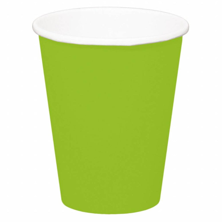 Feestbazaar Groene bekers 350ml - 8 stuks