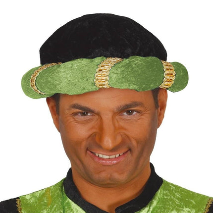 Feestbazaar Groene tulband Sultan