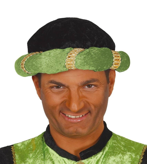 Feestbazaar Groene tulband Sultan