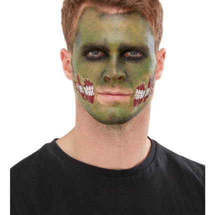 Feestbazaar Groene Zombie Make-up Kit