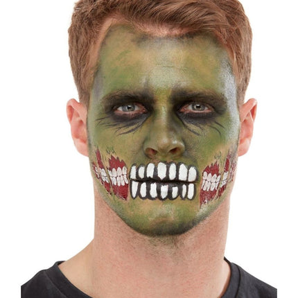 Feestbazaar Groene Zombie Make-up Kit
