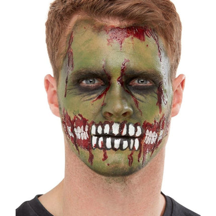 Feestbazaar Groene Zombie Make-up Kit