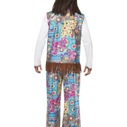 Feestbazaar Groovy Flower Power pak man