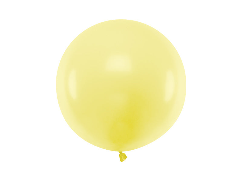 Feestbazaar Grote Ballon 60 cm Pastel Licht Geel