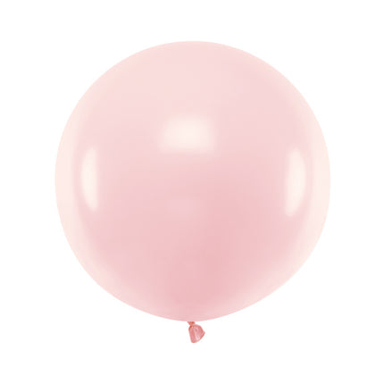 Feestbazaar Grote Ballon 60 cm Pastel Pale Pink