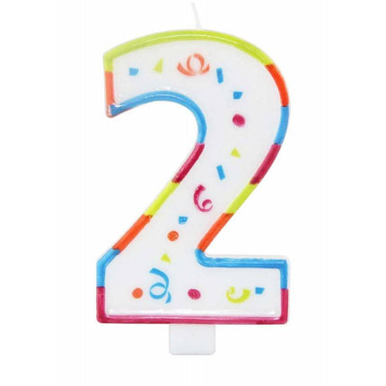 Feestbazaar Grote kaars 2 jaar met houder