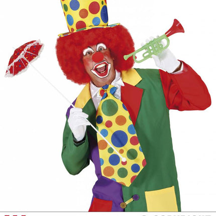 Feestbazaar Grote stropdas clown