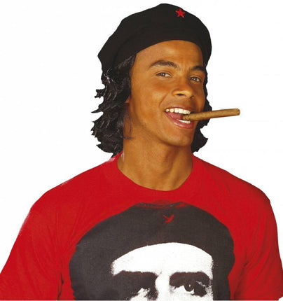 Feestbazaar Guevara muts met haar