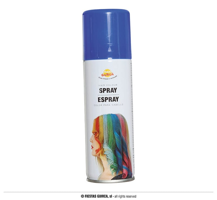 Feestbazaar Haarspray blauw 125ml