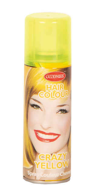 Feestbazaar Haarspray fluor geel