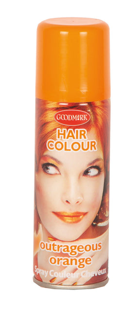 Feestbazaar Haarspray fluor oranje
