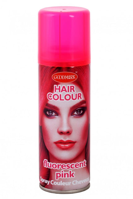 Feestbazaar Haarspray Fluor Pink
