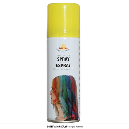 Feestbazaar Haarspray geel