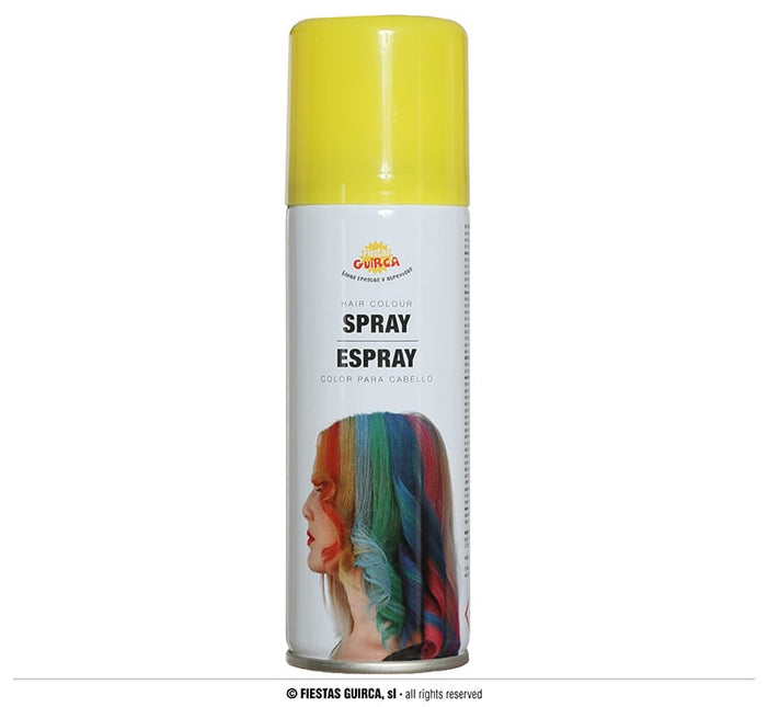 Feestbazaar Haarspray geel