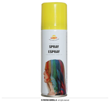 Feestbazaar Haarspray geel
