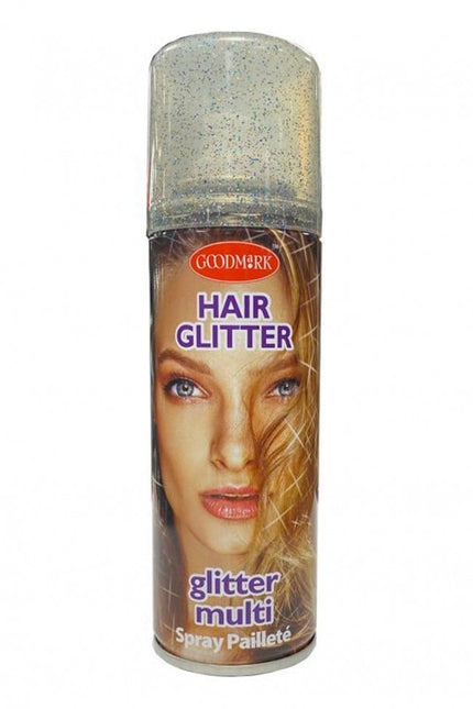Feestbazaar Haarspray glitter multi