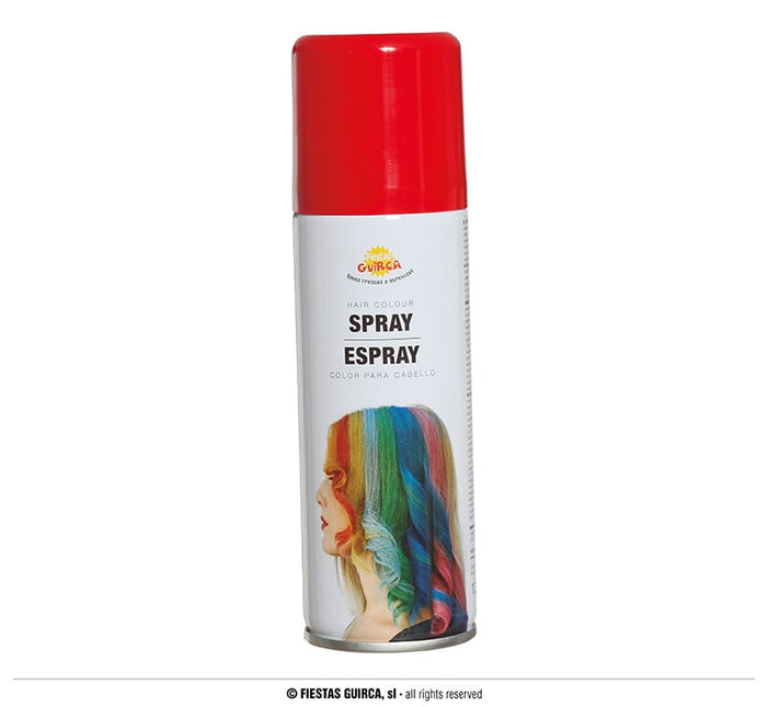 Feestbazaar Haarspray rood 125ml