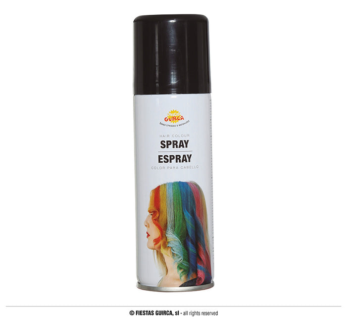Feestbazaar Haarspray zwart