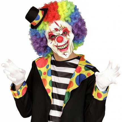 Feestbazaar Halfgezicht masker killer clown